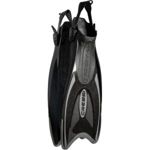 imageCressi Palau Adjustable Open Heel Snorkeling Swim Fins BlueBlackTitanium