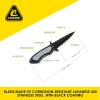 imageCRESSI Versatile Diving Knife for Scuba Snorkeling Spearfishing  The GripSpear Black