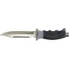 imageCressi Borg Long Blade Knife for Diving and Spearfishing Knife  Pointed ampamp Blunt TipGrey