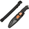 imageCressi Borg Long Blade Knife for Diving and Spearfishing Knife  Pointed ampamp Blunt TipOrange