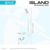 imageCressi Scuba Diving Minimal Fixed Keeper Snorkel  Easy and Comfortable to Use  Island Designed in ItalyTranslucent Blue ClearBlack