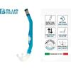 imageCressi Scuba Diving Minimal Fixed Keeper Snorkel  Easy and Comfortable to Use  Island Designed in ItalyTranslucent Blue ClearBlack