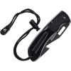 imageCressi Underwater Dive Knife  Stainless Steel Dual Serrated and Smooth Blade  Ideal for Freediving and Scuba Diving  Chaku Designed in ItalyBlack