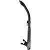 imageCressi Adult SemiDry Snorkel for Scuba Diving Snorkeling and Freediving  QuickRelease Snorkel Keeper Purge Valve  Tao designed in ItalyBlack