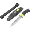imageCressi Borg Long Blade Knife for Diving and Spearfishing Knife  Pointed ampamp Blunt TipLime
