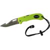 imageCressi Underwater Dive Knife  Stainless Steel Dual Serrated and Smooth Blade  Ideal for Freediving and Scuba Diving  Chaku Designed in ItalyLime
