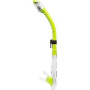 imageCressi Adult DryTop Snorkel Snorkeling Without Worry About Water  Tao Dry Designed in ItalyLime