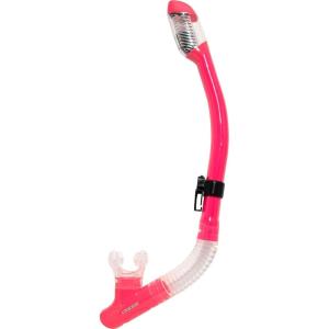 imageCressi Adult DryTop Snorkel Snorkeling Without Worry About Water  Tao Dry Designed in ItalyPink Fluo