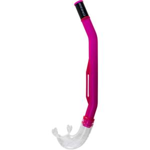 imageCressi Scuba Diving Minimal Fixed Keeper Snorkel  Easy and Comfortable to Use  Island Designed in ItalyTranslucent PinkClearBlack