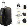 imageCRESSI Strong Large Capacity Roller Luggage Bag 100L with Backpack Straps  Moby 3 Designed in Italy
