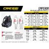 imageCressi High Lift Capacity  Hybrid Scuba Diving Buoyancy Compensator  SelfPivoting Waistband System  Anatomic Fit Emperor Designed in ItalyMedium