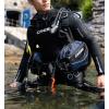 imageCressi High Lift Capacity  Hybrid Scuba Diving Buoyancy Compensator  SelfPivoting Waistband System  Anatomic Fit Emperor Designed in ItalyMedium