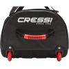 imageCressi HighCapacity Wheeled Bag  Water Resistant  120 Liters Capacity  Ideal for Scuba Diving and Water Sports Equipment  Tuna Designed in ItalyBlackRed