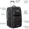 imageCressi Strong Large Capacity Roller Luggage Bag 115L with Backpack Straps  Moby 5 designed in ItalyBlackBlue w Regulator Bag