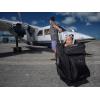 imageCressi Strong Large Capacity Roller Luggage Bag 115L with Backpack Straps  Moby 5 designed in ItalyBlackRed