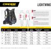 imageCressi TravelFriendly Light Back Inflation BCD for Scuba Diving  Lightwing  Made in EuropeSapphire