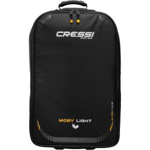imageCRESSI Unisexs Large Capacity Roller Luggage Bag 85L with Backpack StrapsMoby Light Designed in Italy Spinner Wheels Black