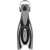 imageCressi Adult Powerful Efficient Open Heel Scuba Diving Fins  Frog Plus made in ItalyBlackSilver