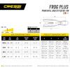imageCressi Adult Powerful Efficient Open Heel Scuba Diving Fins  Frog Plus made in ItalyBlackYellow