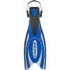 imageCressi Adult Powerful Efficient Open Heel Scuba Diving Fins  Frog Plus made in ItalyBlueSilver
