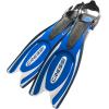imageCressi Adult Powerful Efficient Open Heel Scuba Diving Fins  Frog Plus made in ItalyBlueSilver