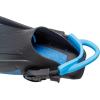 imageCressi Adult Short Adjustable Fins  Snorkeling Versatile Open Heel to Use Also Barefoot  Maui Made in ItalyBlackBlue