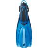 imageCressi Adult Short Adjustable Fins  Snorkeling Versatile Open Heel to Use Also Barefoot  Maui Made in ItalyBlackBlue