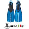 imageCressi Adult Short Adjustable Fins  Snorkeling Versatile Open Heel to Use Also Barefoot  Maui Made in ItalyBlackRed