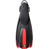 imageCressi Adult Short Adjustable Fins  Snorkeling Versatile Open Heel to Use Also Barefoot  Maui Made in ItalyBlackRed