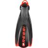 imageCressi Adult Short Adjustable Fins  Snorkeling Versatile Open Heel to Use Also Barefoot  Maui Made in ItalyBlackRed