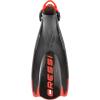 imageCressi Adult Short Adjustable Fins  Snorkeling Versatile Open Heel to Use Also Barefoot  Maui Made in ItalyBlackRed