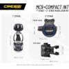 imageCressi Ideal Scuba Diving Regulator for Beginners and Travelers  Hyperbalanced Diaphram 1st Stage Compact 2nd Stage  MC9Compact Made in ItalyWhite