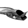 imageCressi Scuba Diving Fins  Reactive Open Heel with Bungee Strap  Reaction EBS made in ItalyBlackSilver