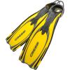 imageCressi Scuba Diving Fins  Reactive Open Heel with Bungee Strap  Reaction EBS made in ItalyYellowSilver
