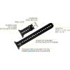 imageCressi Watchband for BigScreen Dive Computers Dive Computer Spare PartsBlackBlack Watchband for BigScreen Dive Computers