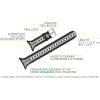 imageCressi Watchband for BigScreen Dive Computers Dive Computer Spare PartsBlackGreyBlack Watchband for BigScreen Dive Computers
