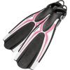 imageCressi Adult Open Heel Fins with Elastic Bungee Strap for Scuba Diving  Strength Power Comfort Aesthetics Lightness  Thor EBS Made in ItalyPink