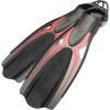 imageCressi Adult Open Heel Fins with Elastic Bungee Strap for Scuba Diving  Strength Power Comfort Aesthetics Lightness  Thor EBS Made in ItalyRed