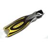 imageCressi Adult Powerful Efficient Open Heel Scuba Diving Fins  Frog Plus made in ItalyBlackYellow