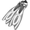 imageCressi Adult Powerful Efficient Open Heel Scuba Diving Fins  Frog Plus made in ItalyWhiteBlack