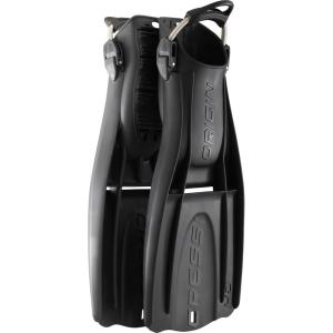 imageCRESSI Scuba Diving Open Heel Adjustable Fins  Excellent Thrust and Maneuverability  Designed for Diving Boots  Origin HD Designed in ItalyBlack