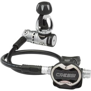 imageCressi IP Adjustable Balanced Piston 1st Stage  Conical Filter  High Flow Rate  AC25mMaster Cromo made in Italy by Cressi quality since 1946Int