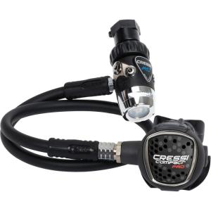 imageCressi Ideal Scuba Diving Regulator for Beginners and Travelers  Hyperbalanced Diaphram 1st Stage Compact 2nd Stage  MC9SCCompact Pro Made in ItalyDin