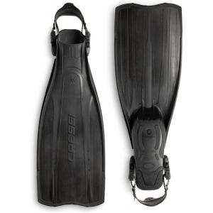 imageCressi Lightweight WellBalanced Adult Open Heel Scuba Diving Fins  Pro Light Made in ItalyBlack