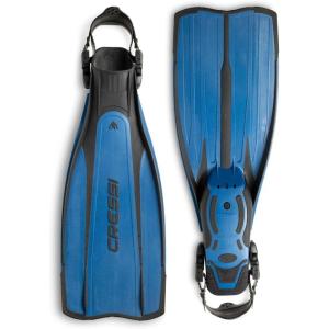 imageCressi Lightweight WellBalanced Adult Open Heel Scuba Diving Fins  Pro Light Made in ItalyBlue