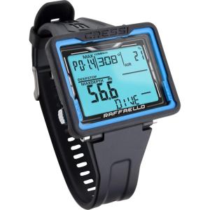 imageCressi Scuba Dive Computer Digital Compass 3 Dive Modes Wide Screen EasytoRead Display  Raffaello Made in ItalyBlackBlue