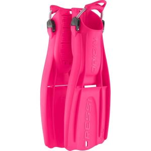 imageCressi Scuba Diving Open Heel Adjustable Fins  Excellent Thrust and Maneuverability  Designed for Diving Boots  Origin LD Designed in ItalyPink