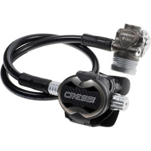imageCressi Scuba Diving T10SC PVD  Master Regulator  Compact and Light  Cold Water Certified  No FreeFlow  Made in ItalyDin