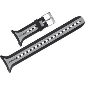 imageCressi Watchband for BigScreen Dive Computers Dive Computer Spare PartsBlackGreyBlack Watchband for BigScreen Dive Computers