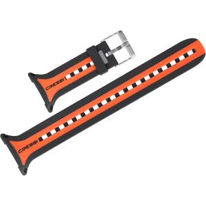 imageCressi Watchband for BigScreen Dive Computers Dive Computer Spare PartsBlackOrange Watchband for BigScreen Dive Computers